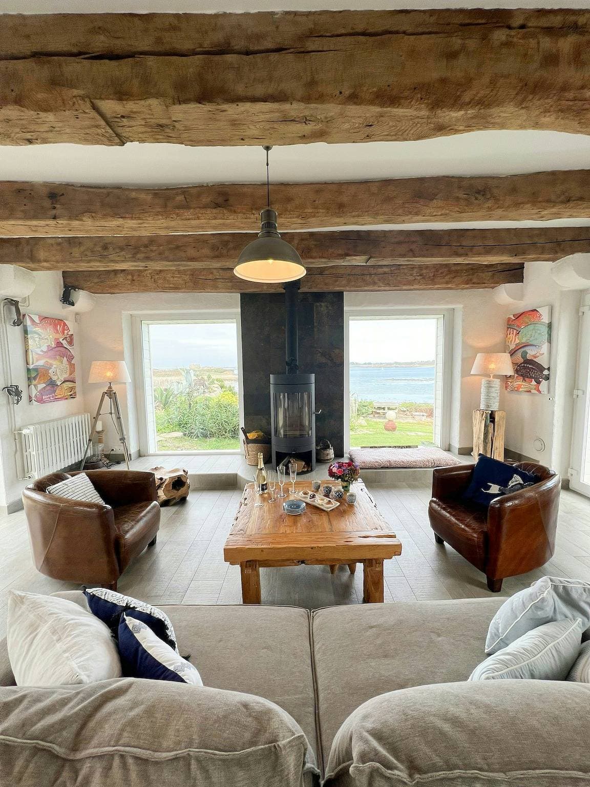 Foto 11 von 51: Strandhaus mit 280 Grad Meerblick in Kergoz