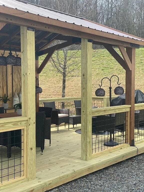 Foto 3 von 34: Glamping in Blue Ridge, Salzwasserpool, Whirlpool, asphaltierter Zugang, perfekte Lage