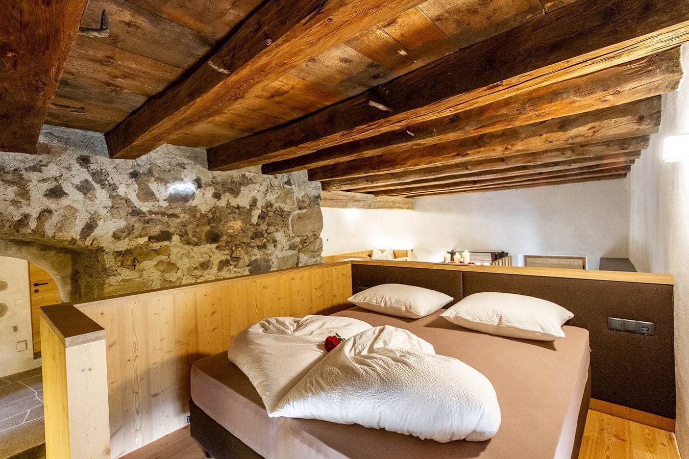 Foto 4 von 11: Ferienwohnung "Daimlhof Ferienwohnung Schlernstein" mit Bergblick, Garten, Balkon und WLAN