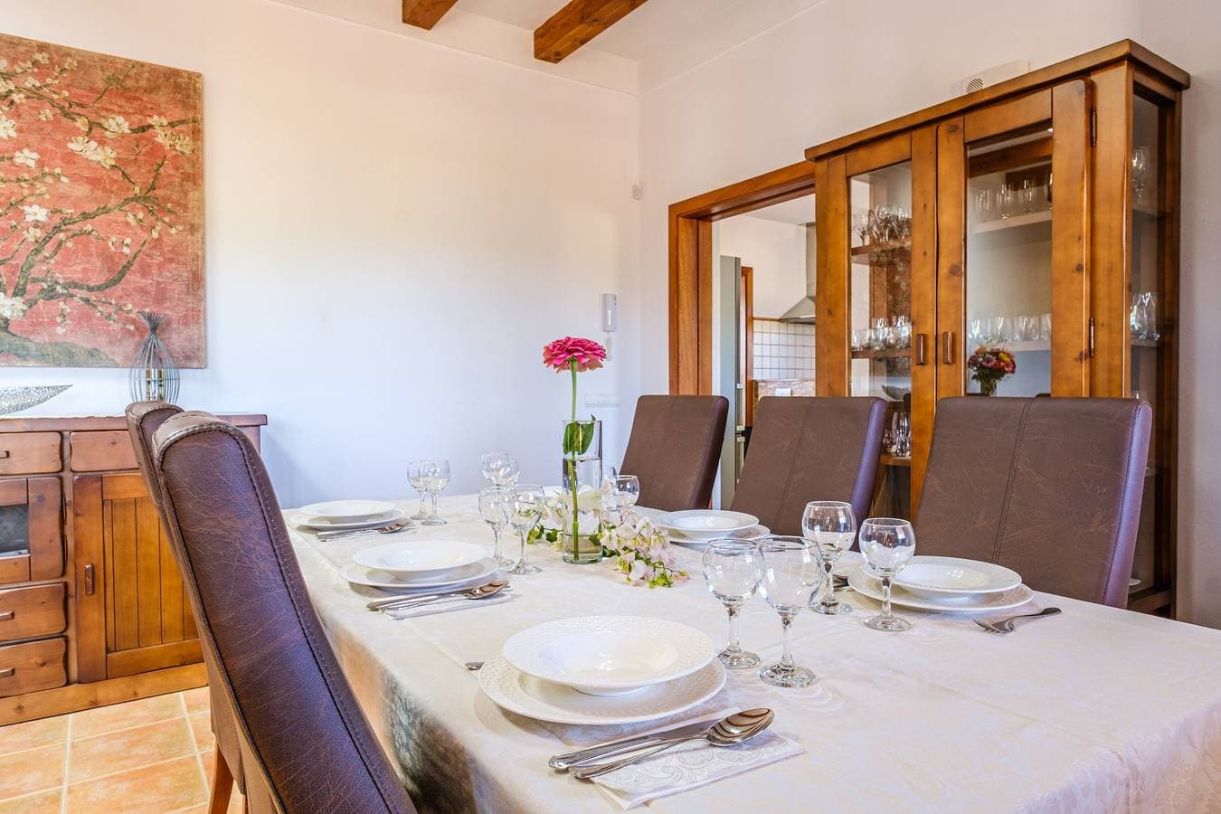 Foto 8 von 25: Ibizenkische Finca mit Veranda, Gemüsegarten, Sonnenterrasse und WLAN