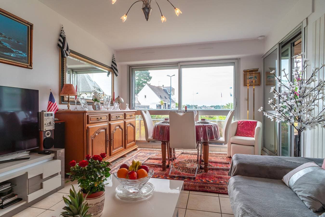 Foto 9 von 15: Appartement „Mit Meerblick“ mit privater Terrasse, Balkon und WLAN
