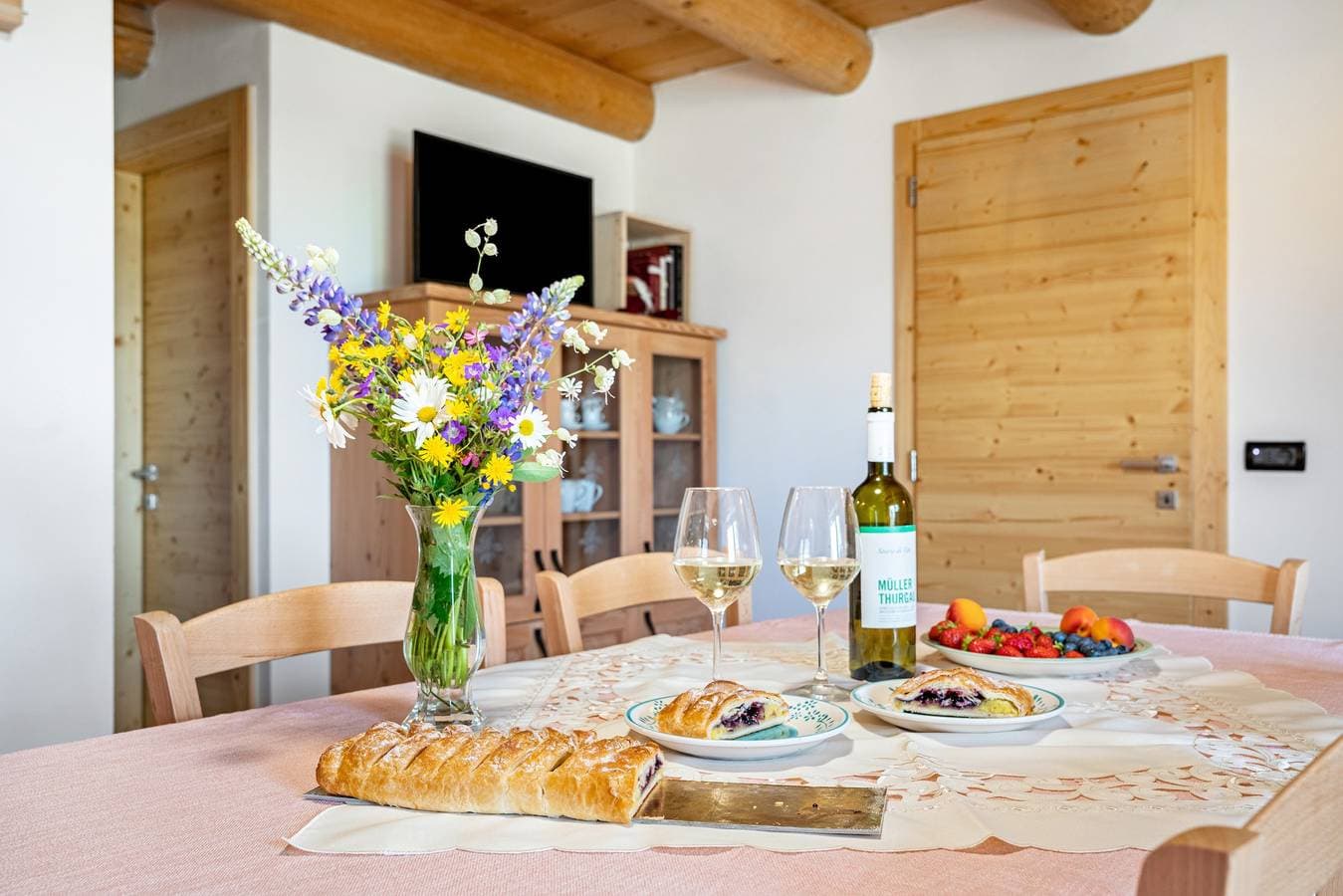 Foto 12 von 40: Chalet „Baita Naibiz“ mit Bergblick, privater Terrasse und WLAN