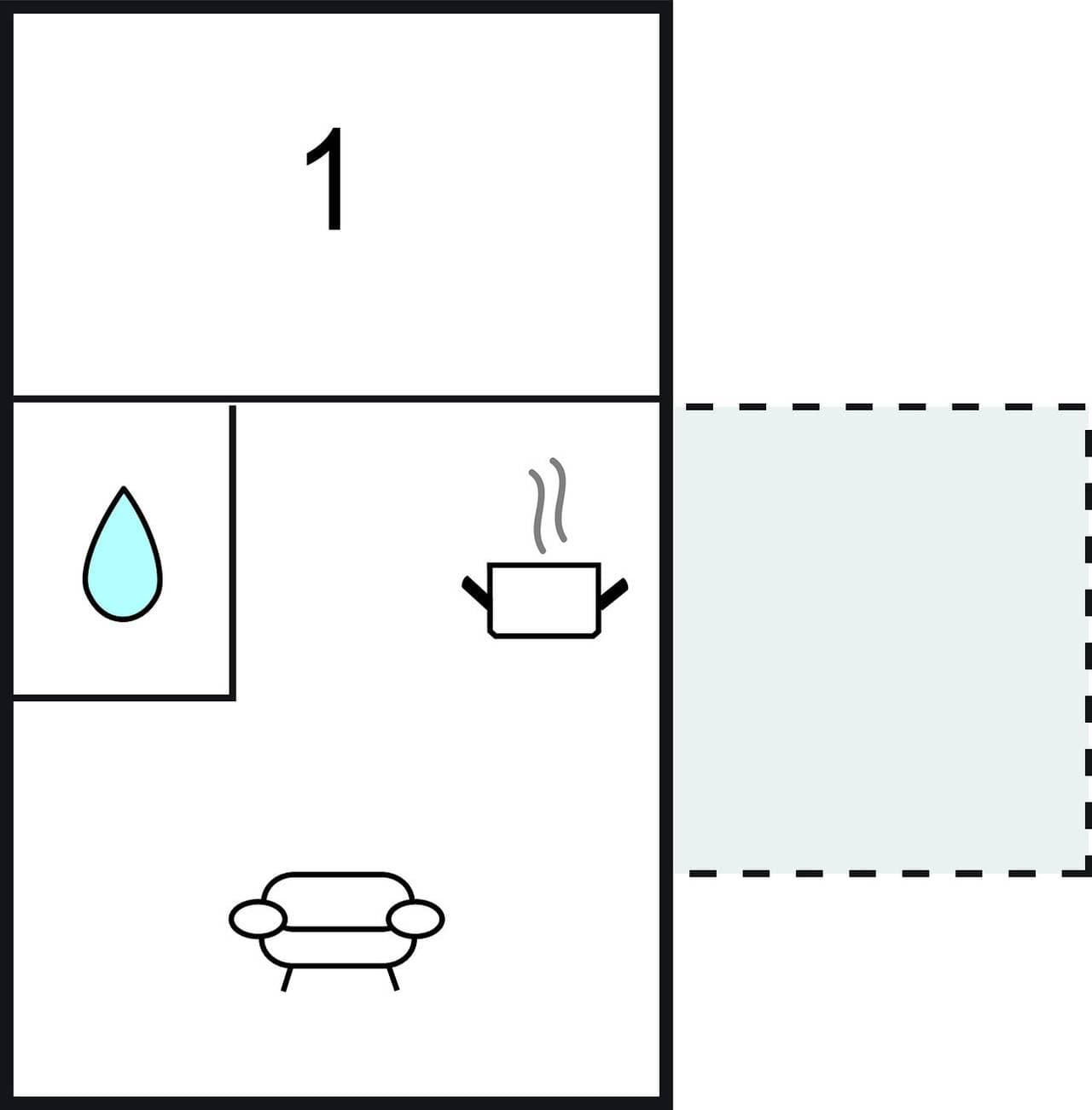 Foto 11 von 11: Ferienhaus für 4 Personen mit Terrasse
