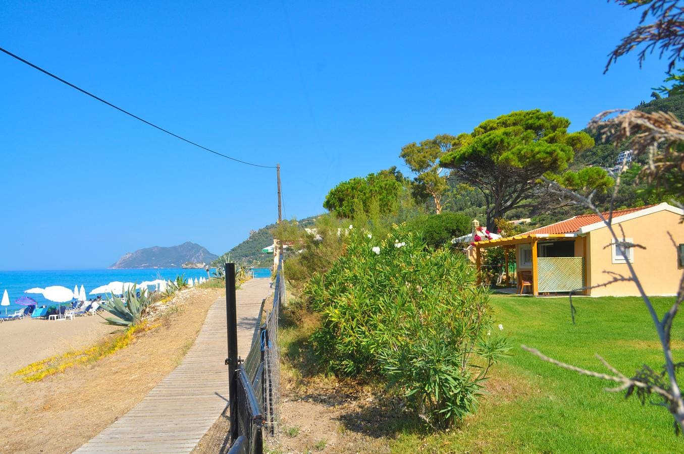Foto 4 von 21: Korfu Strandhaus Yannis am Agios Gordios Strand