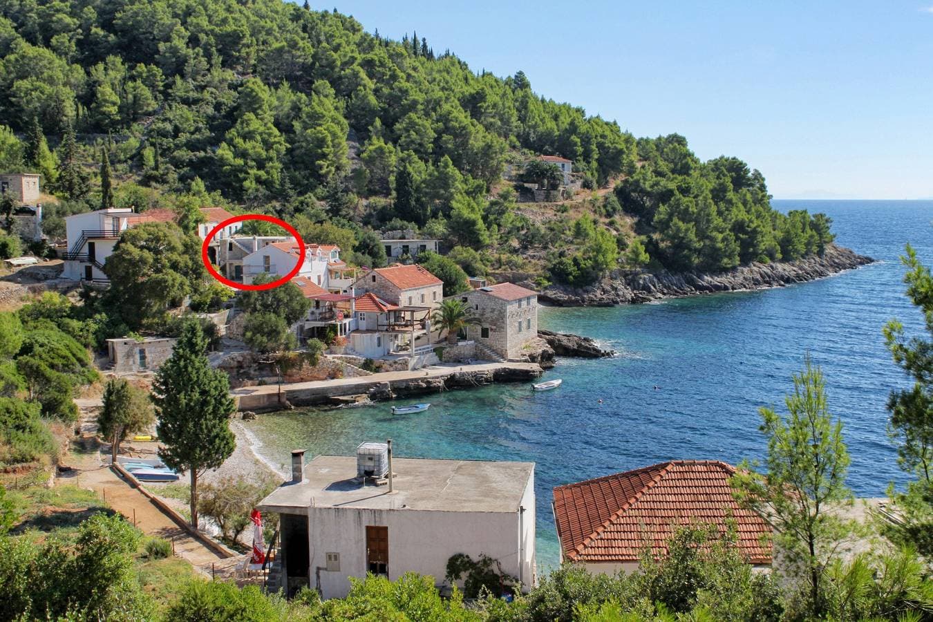 Foto 2 von 10: Studio Appartement am Strand Bucht Tvrdni Dolac, Hvar As-12655-a