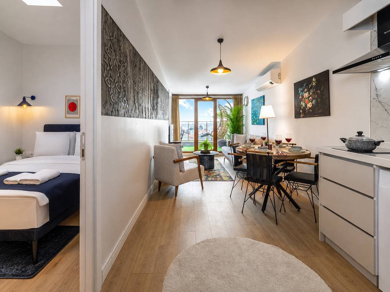 Foto 4 von 25: Ferienwohnung für 5 Personen mit Balkon