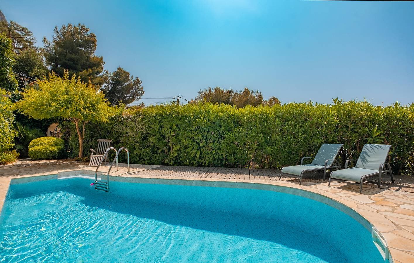 Foto 10 von 23: Apartment mit Meerblick, Pool, WiFi und Parkplatz - Èze