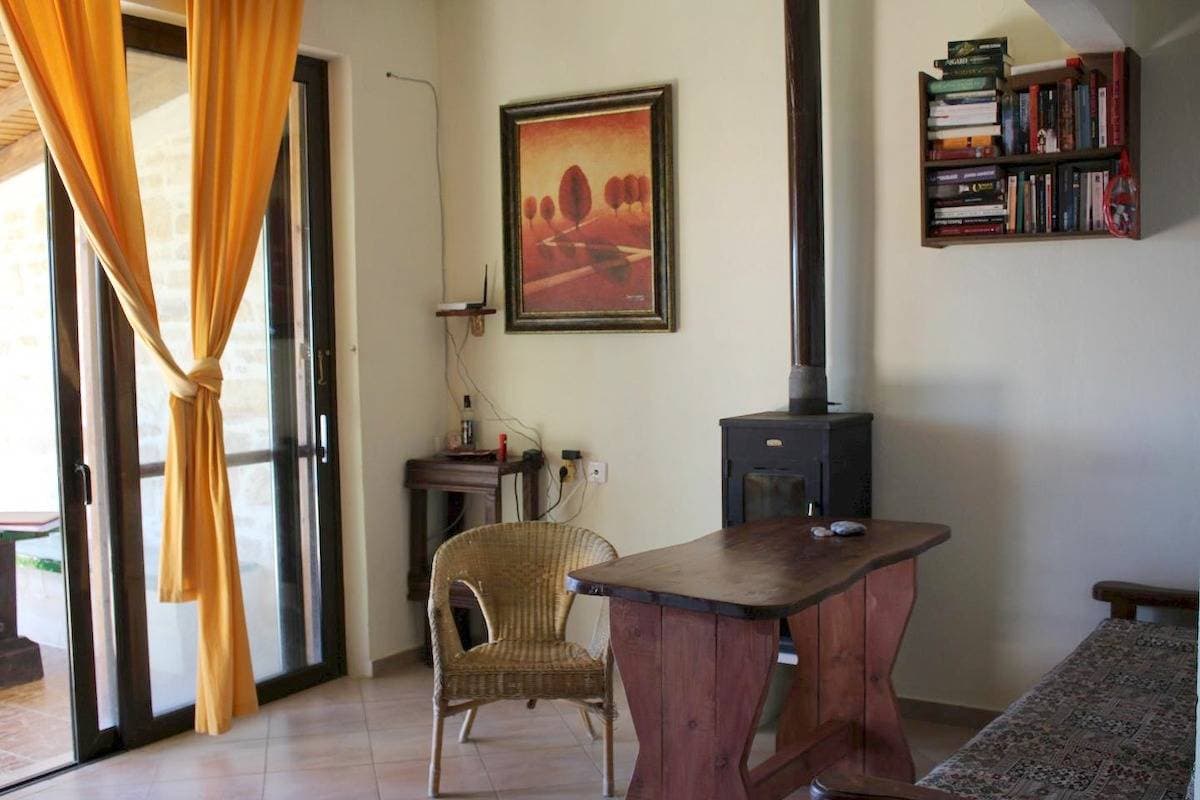 Foto 10 von 41: Panoramablick aufs Meer, fußläufig zum Strand, Wifi  - Ferienhaus Triopetra, Kreta
