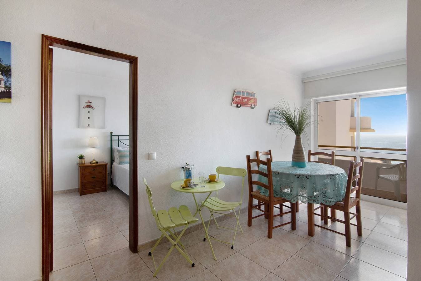 Foto 5 von 20: Apt. Estrela 606 direkt am Strand mit Meerblick, WLAN, Klimaanlage und Pool