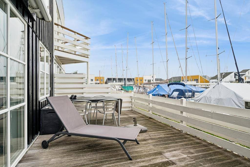 Foto 13 von 22: Gemütliches Ferienhaus im Erdgeschoss mit Meerblick – Øer Maritime Feriendorf