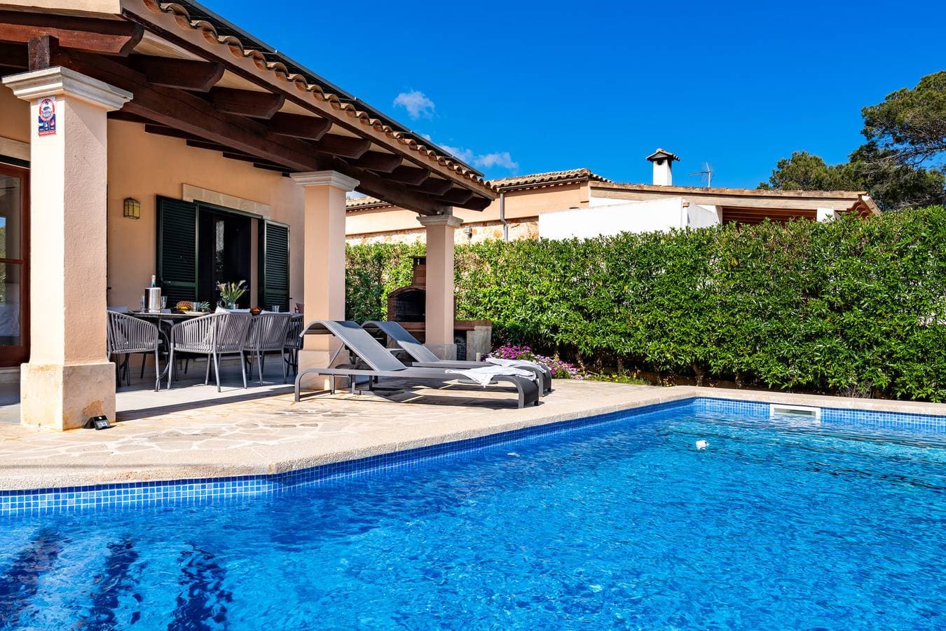Foto 2 von 30: Villa Esquina in Son Mojer-Cala Santanyí, in Strandnähe, mit Pool und Wifi