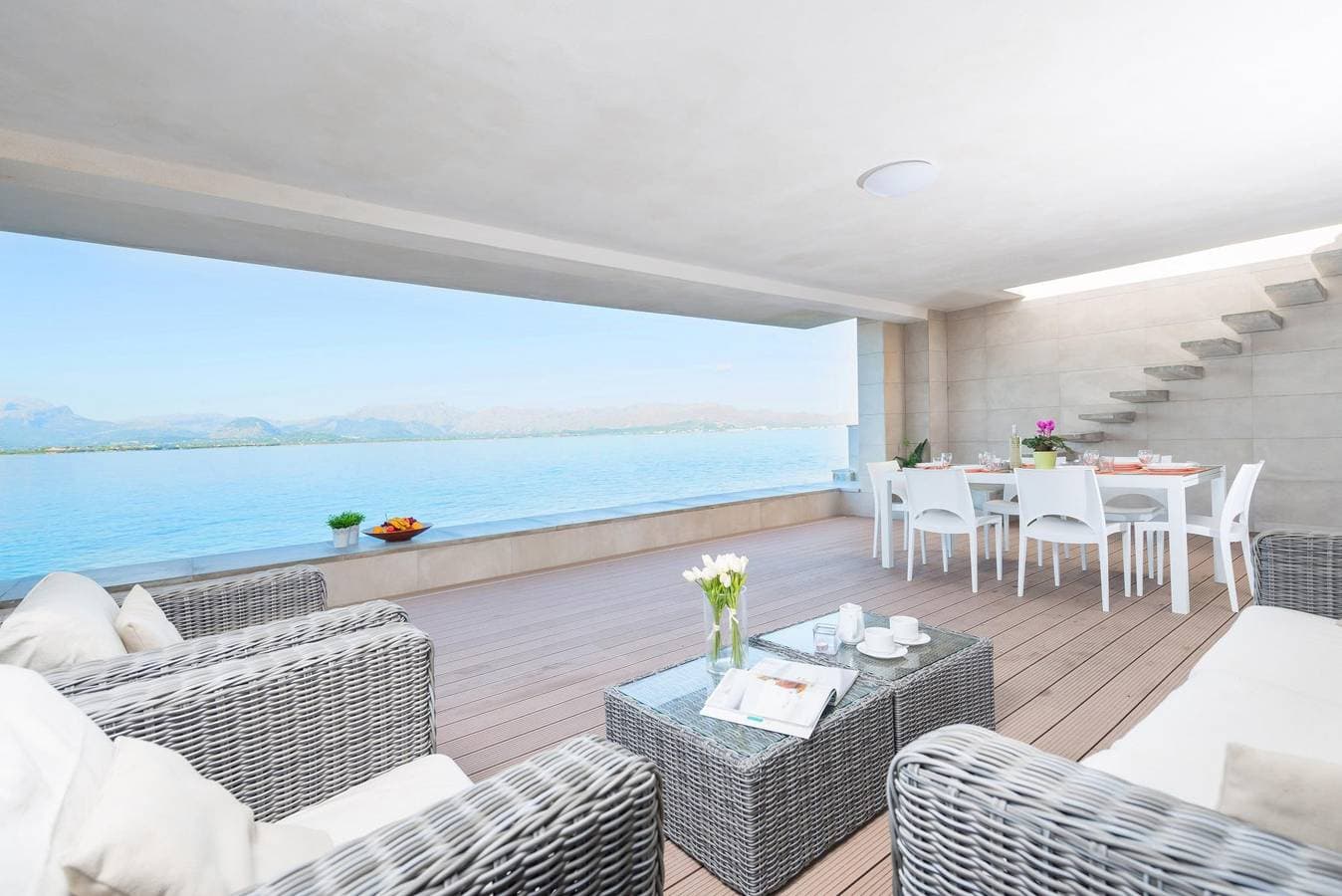 Aixa - Ferienhaus mit Meerblick in Es Barcarés - Alcúdia . WiFi gratis 1