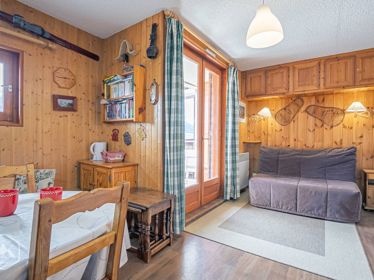 Gemütliches Studio 3 Pers, Bergblick in Aussois 1