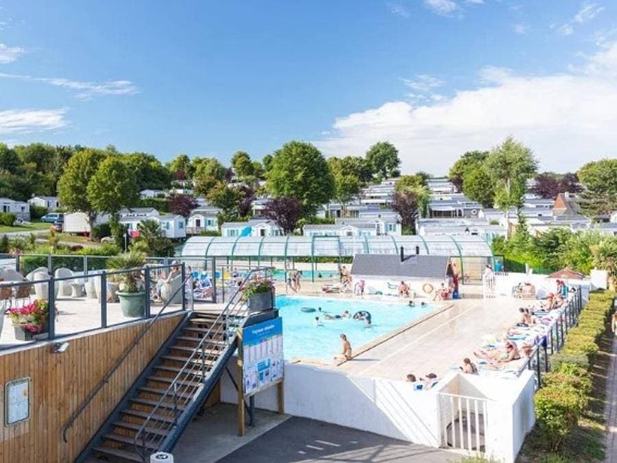 Foto 4 von 9: Camping la Vallée - Mobilheim 4 personen - Mobilheim | Comfort | 2 Zi. | 4 Pers. | Einfache Terrasse | Clim.