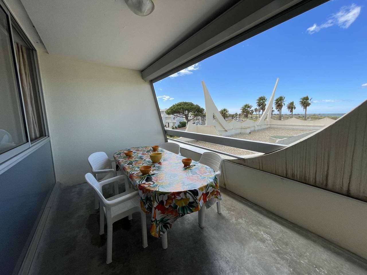 Wohnung mit Pool, Haustiere erlaubt, Parkplatz, Strand in Port Camargue, 4 Pers. 1