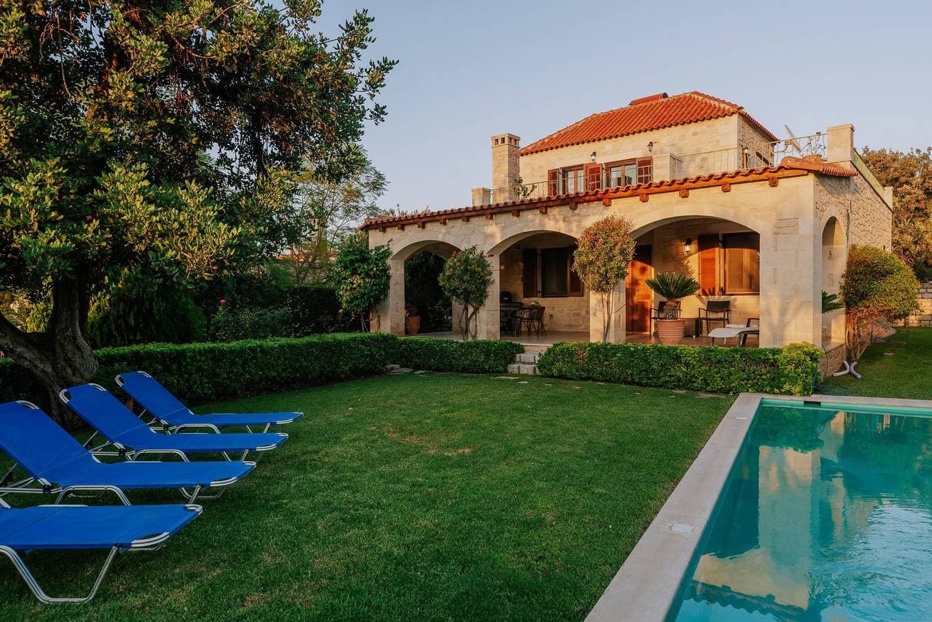 Villa Arianna mit atemberaubender Aussicht in der Nähe von Rethymno 1