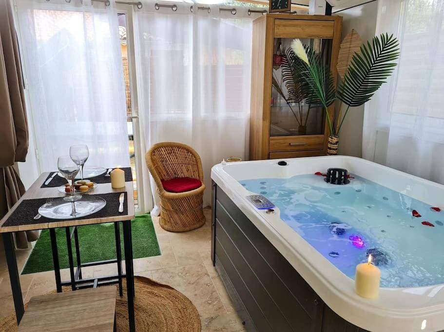 Appartement avec Jacuzzi et terrasses au calme 1