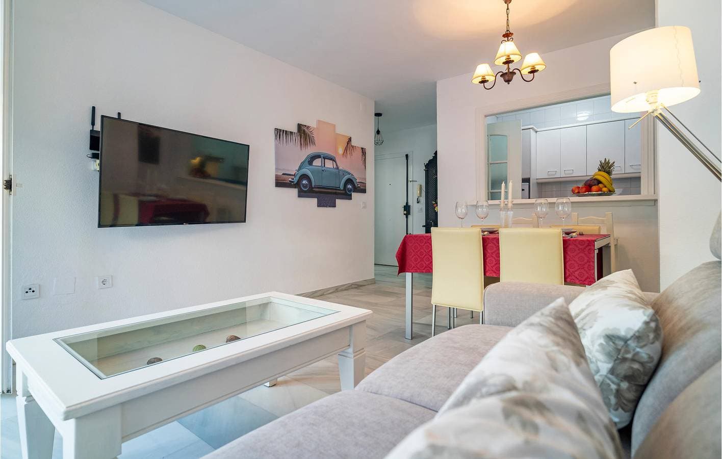 Foto 5 von 18: Apartment mit Meerblick, Klimaanlage, Terrasse und Internet