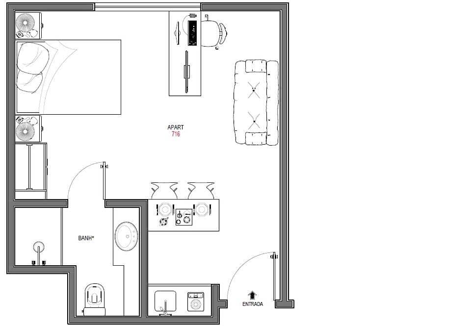 Foto 6 von 50: Studio Apartment