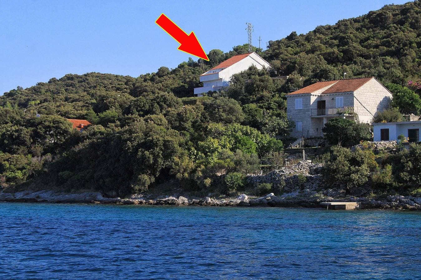 Foto 2 von 26: 2-Zimmer-Ferienwohnung mit Terrasse und Meerblick Tri Zala (Korcula) A-4346-a