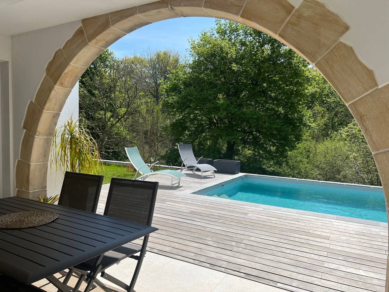 Charmantes T3 mit Pool und Parkplatz im Baskenhaus 1