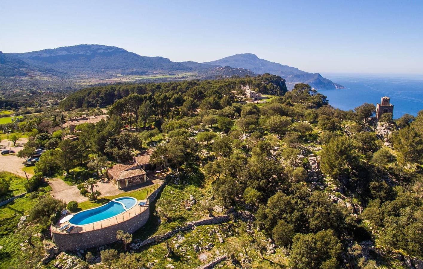 Foto 7 von 47: Apartment mit Meerblick, Pool und Terrasse, 1,5 km von Port de Valldemossa entfernt.