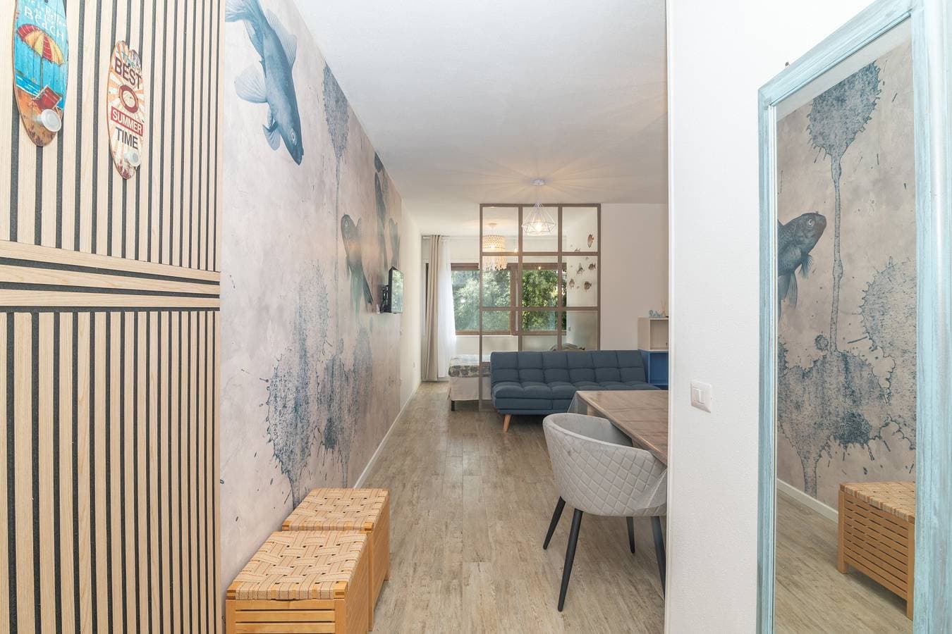 Foto 10 von 25: Apartment 'Palau Alba' mit Gemeinschaftsgarten und mobiler Klimaanlage