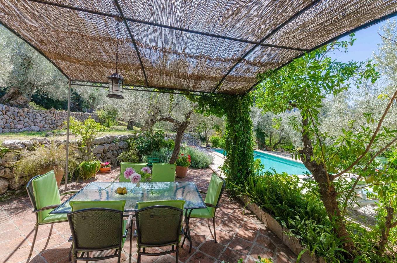 Foto 10 von 47: S'Olivaret  - Ferienhaus mit privaten Pool in Fornalutx. WiFi gratis