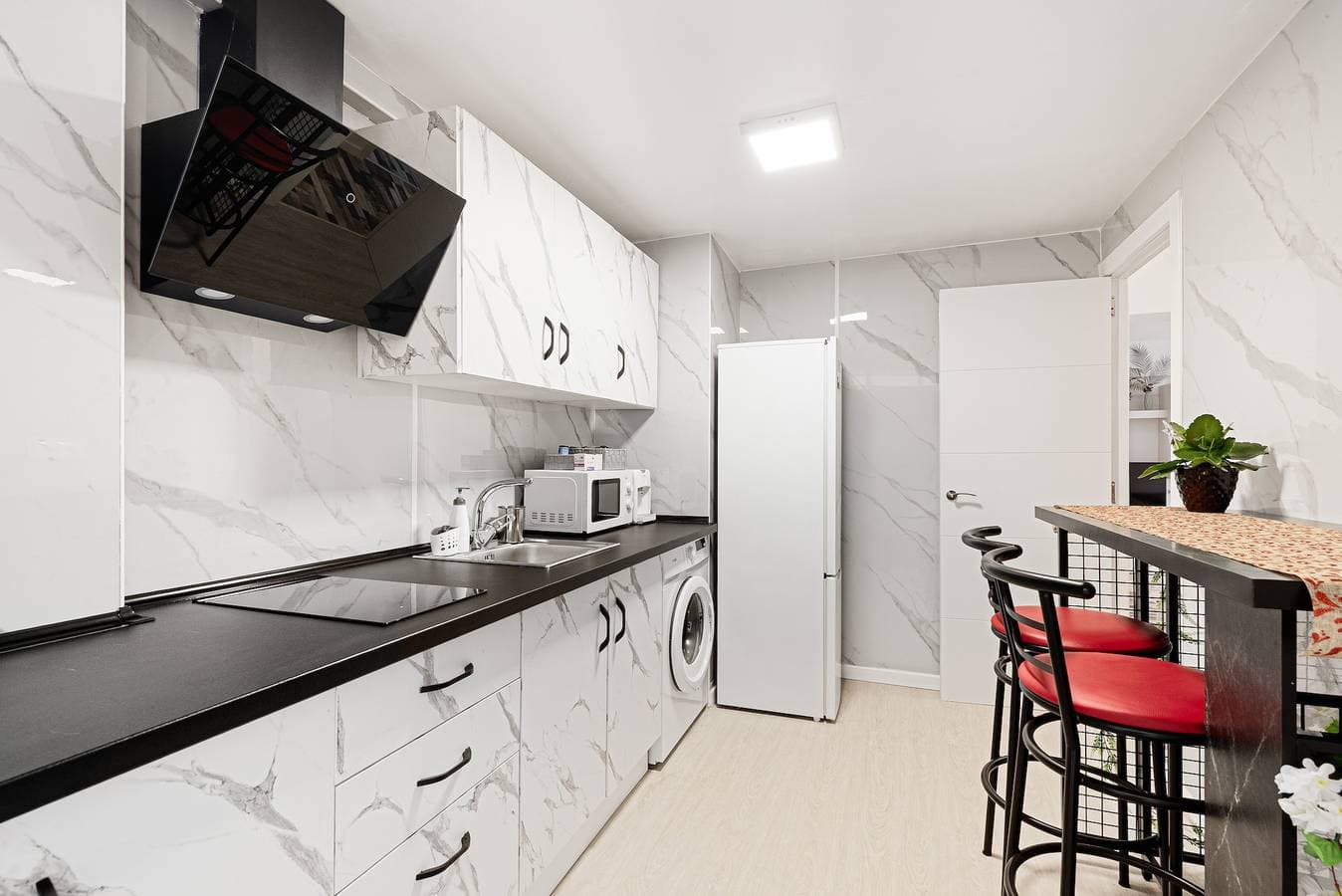 Foto 6 von 23: Apartment 'Apartamento Alhóndiga El Palo' mit Balkon, WLAN und Klimaanlage