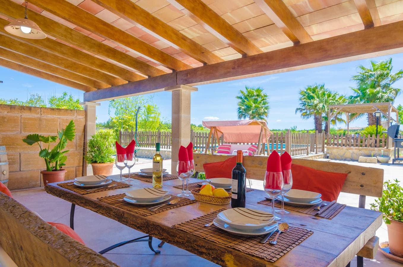 Foto 7 von 44: Son Vanrell - Ferienhaus mit privaten Pool in Montuïri. WiFi gratis