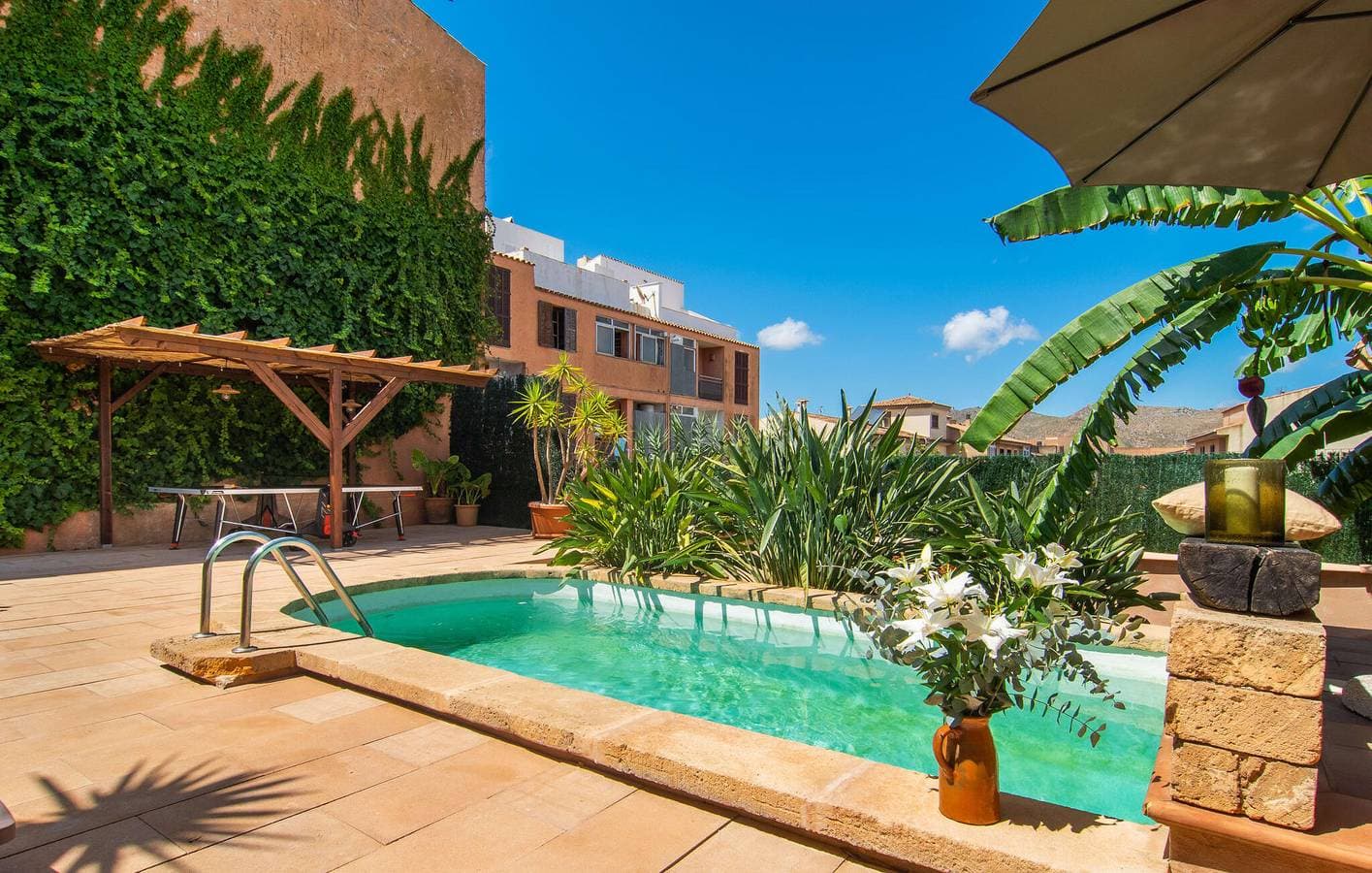 Foto 7 von 46: Rückzugsort am Meer mit Terrasse, Pool und Grill 2,5 km vom Strand Son Moll entfernt