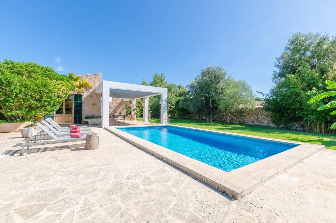 Foto 3 von 44: Sa Plana - Ferienhaus mit privaten Pool in Son Servera. WiFi gratis