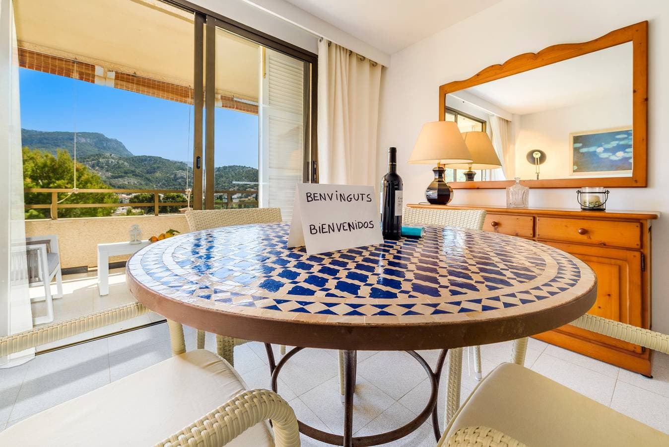 Foto 5 von 25: Fantastisches Apartment „Puerto Rico Port de Sóller“ mit Bergblick, Terrasse und WLAN