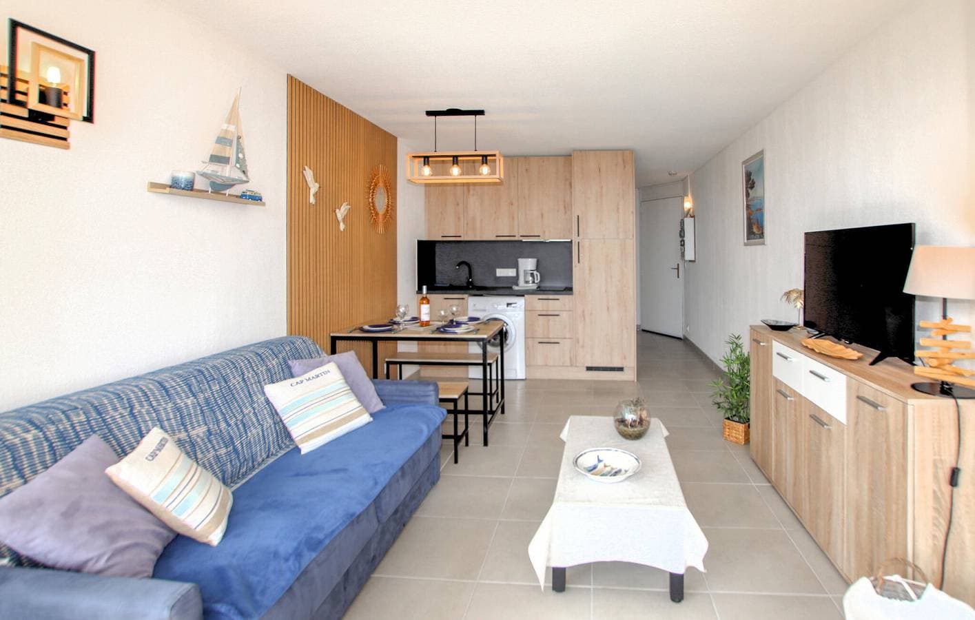 Foto 5 von 20: Ferienwohnung mit Meerblick, Pool und Terrasse, in der Nähe der Plage du Château