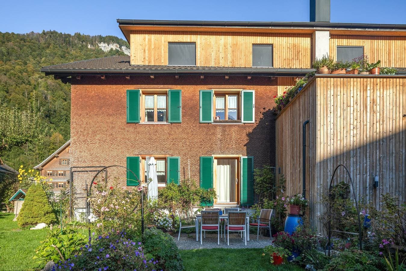 Foto 2 von 40: Ferienwohnung 'Kanisfluh' mit Gemeinschaftsgarten und Wi-Fi
