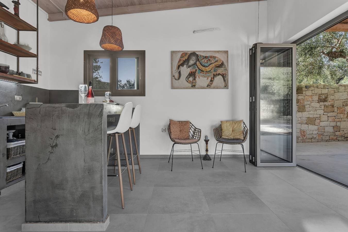 Foto 5 von 33: Ferienhaus 'Natura Oliva House' mit Bergblick, privater Terrasse und WLAN