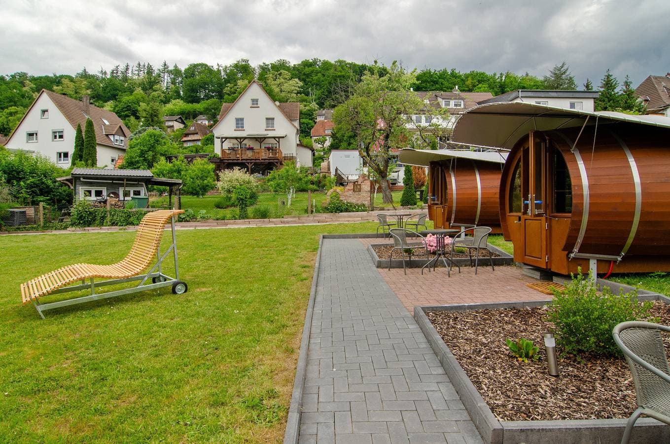 Foto 11 von 28: Wohnung 2 Birkenwald mit Gemeinschaftsterrasse, Gemeinschaftsgarten und WLAN