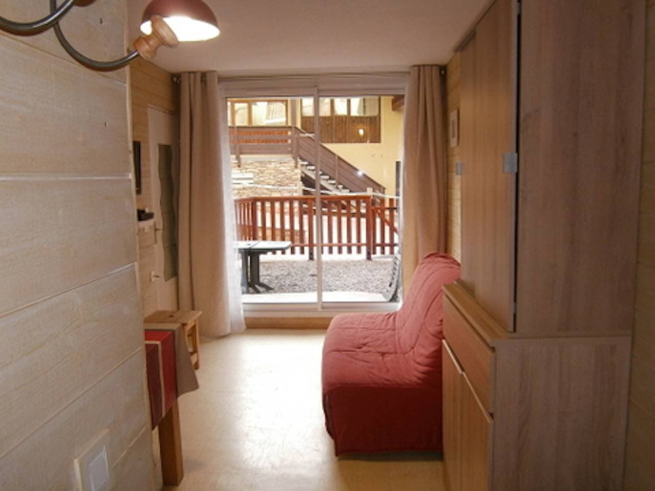 Foto 2 von 15: Gemütliches Appartement in Le Dévoluy 28 m² mit Bergblick