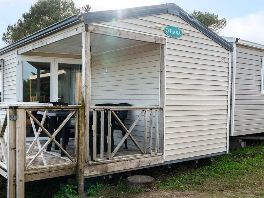 Foto 2 von 70: Camping Les Violettes  - Mobilheim 4 personen - Mobilheim Mouette (2 Zimmer) - integrierte Terrasse 4 pers.