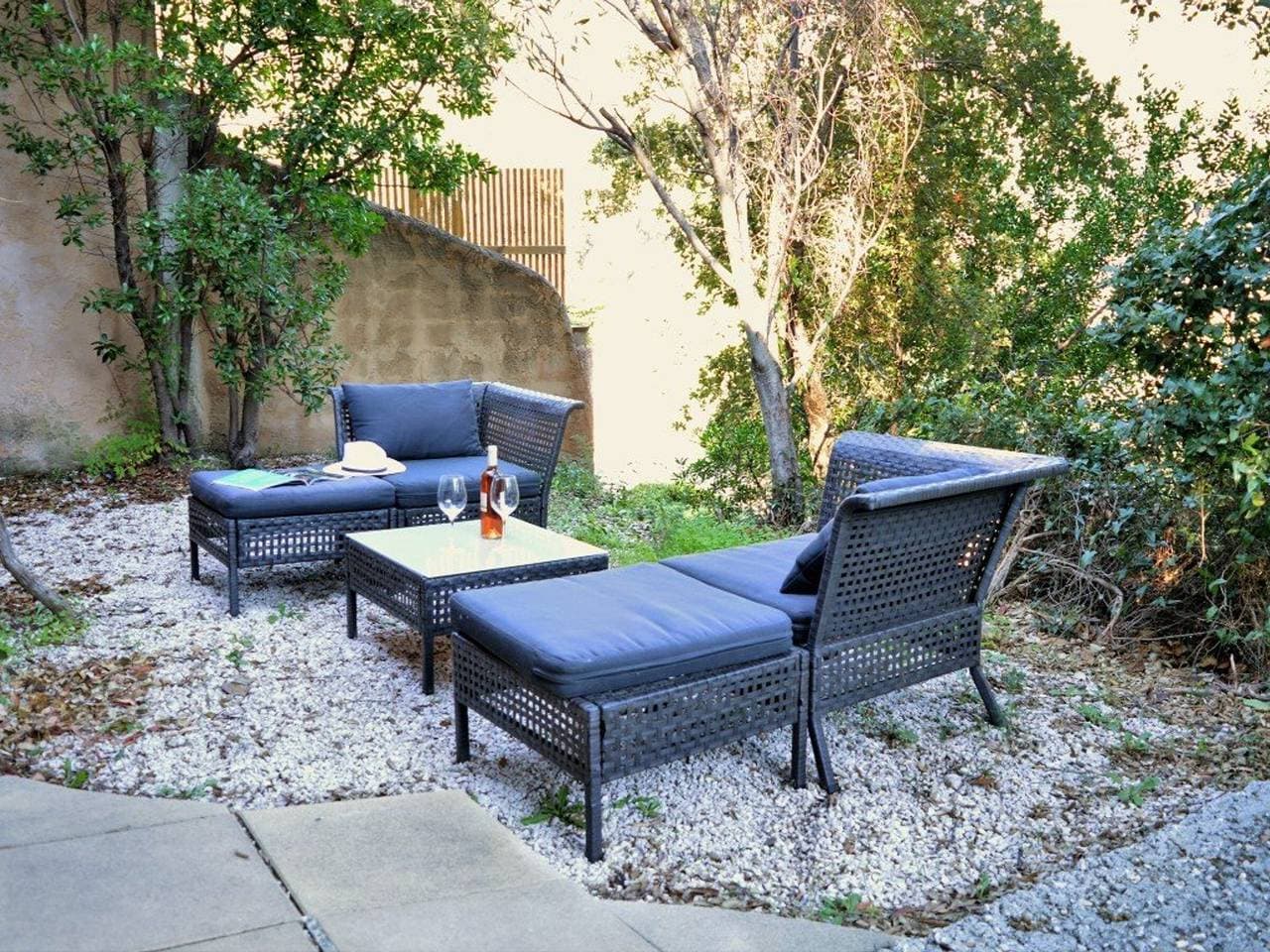 Foto 3 von 18: Mittelmeer Mazet mit Terrasse und Garten - Rayol-Canadel