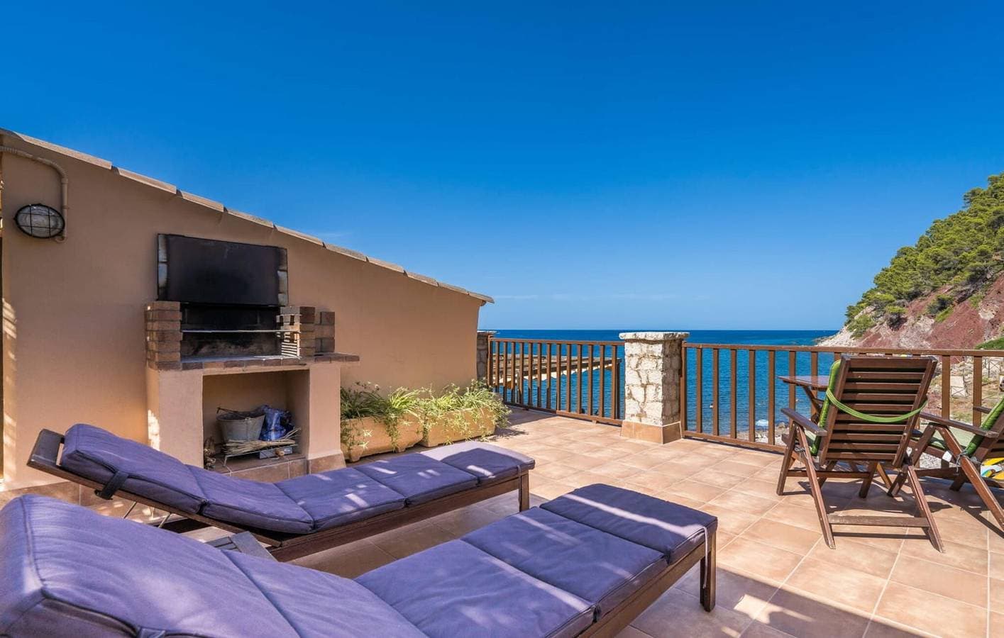 Apartment mit Meerblick, Terrasse und Grill, 100m zum Hafen von Valldemossa 1