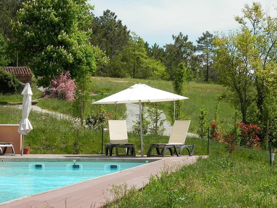 Foto 2 von 60: Camping Les Hauts d'Albas - Unterkunft 2 personen - Moderne Jurte inbegriffen möglich 4 Personen gegen Aufpreis beim Campingplatz