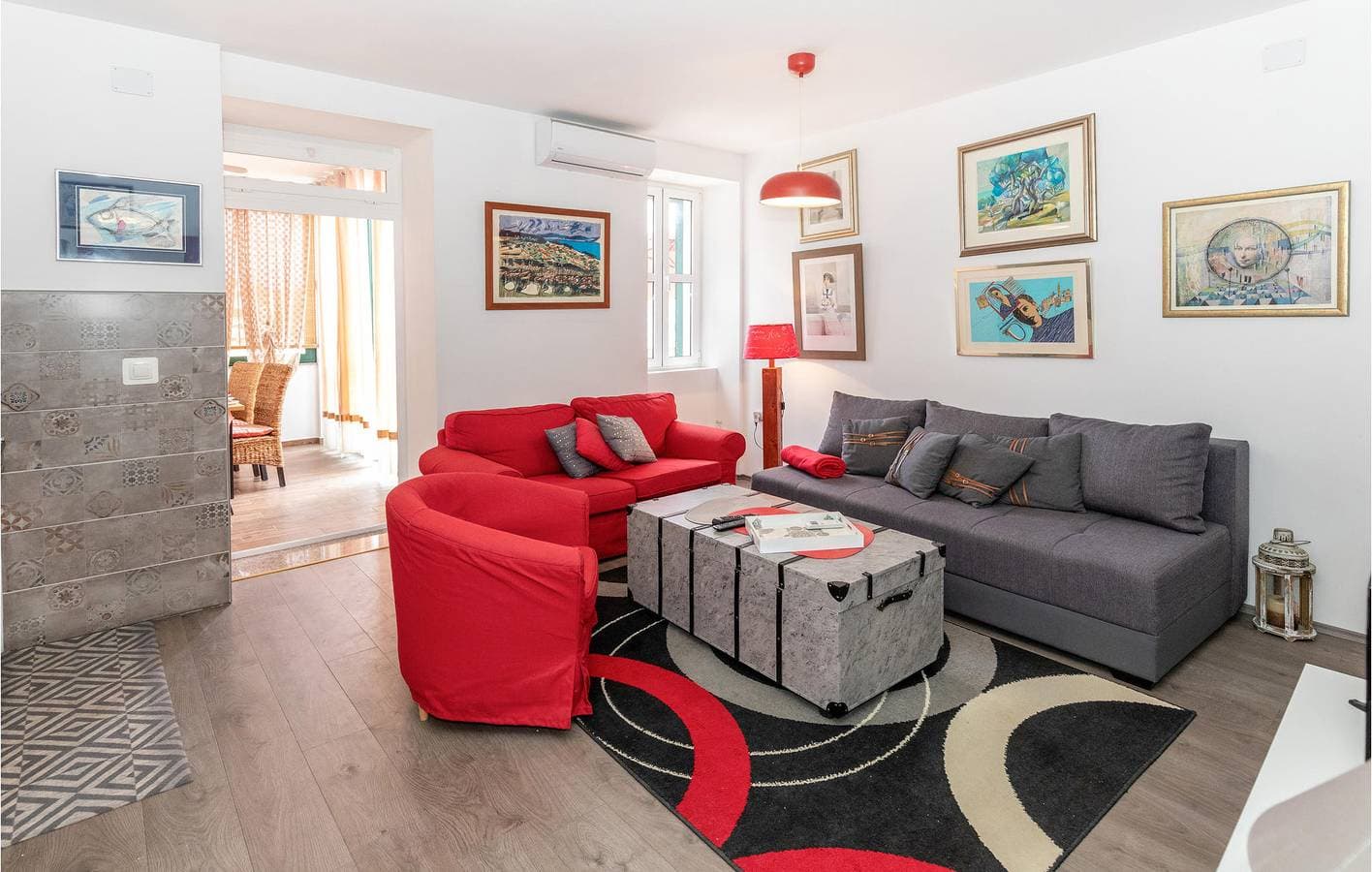 Foto 6 von 35: Gemütliche 1-Zimmer-Wohnung mit Terrasse, 100 m vom Strand entfernt