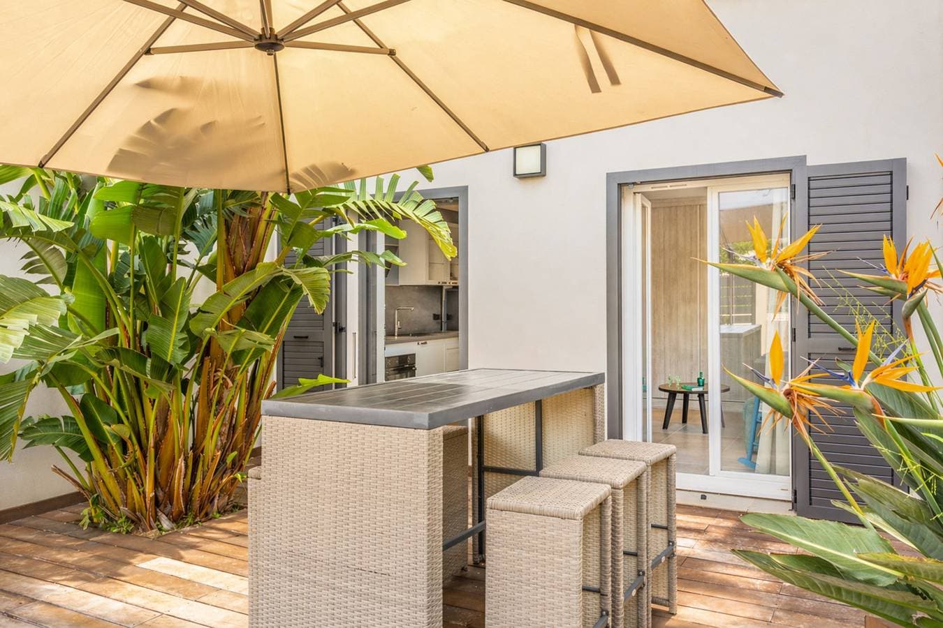 Foto 11 von 19: Ferienwohnung für 2 Personen mit Garten