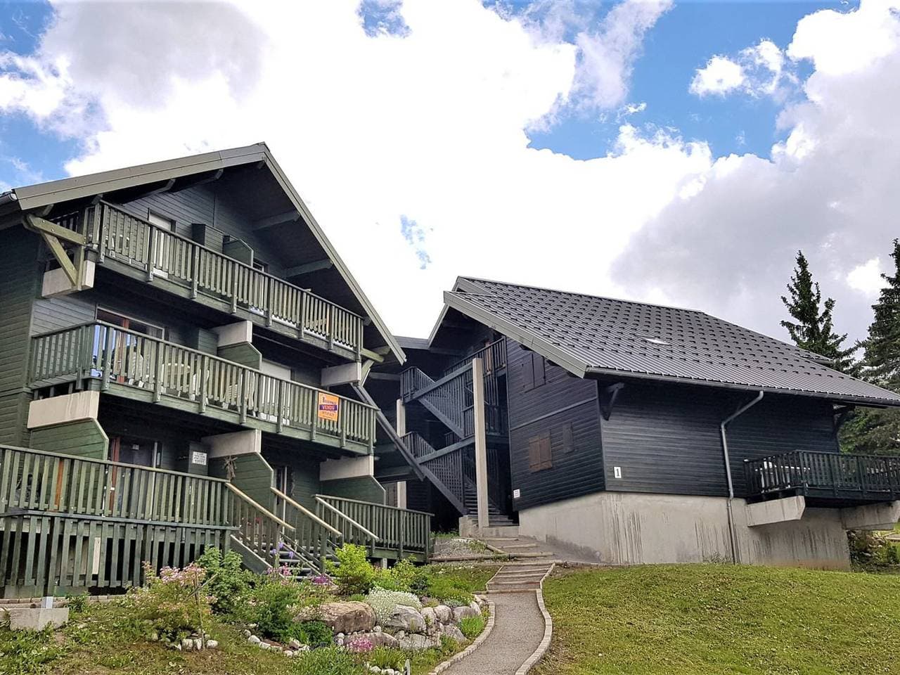 Foto 11 von 13: Residenz Les Chalets d'Aurouze, La Joue du Loup, Dévoluy - Gemütliches Duplex für 4 Personen