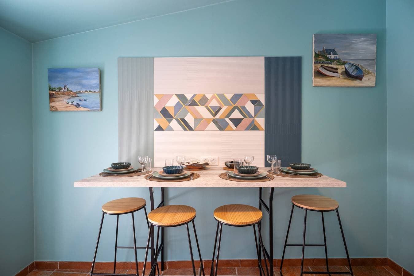 Foto 7 von 22: Ferienwohnung 'Autour D'un Patio, Proche Mer' mit privater Terrasse, Wi-Fi und Klimaanlage