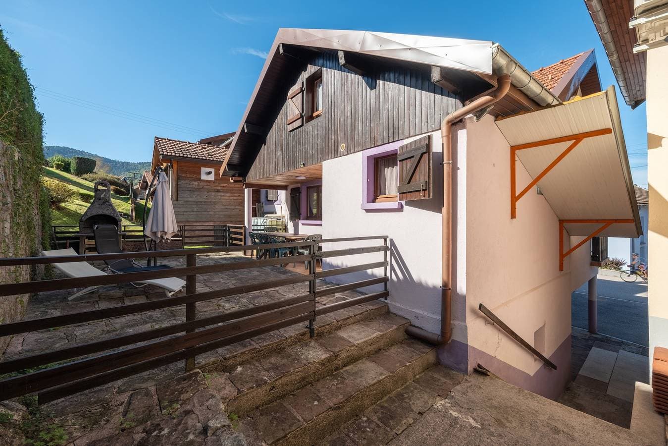 Foto 11 von 26: Cottage „Gîte De Montagne“ mit Bergblick, privater Terrasse und WLAN