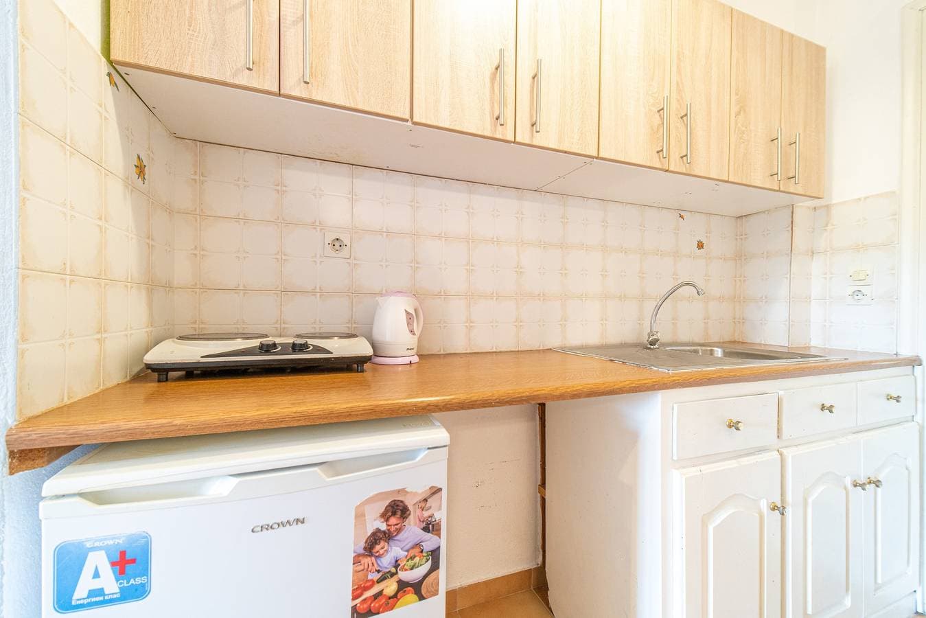 Foto 5 von 23: Einzimmerapartment "Arianna Studio Erdgeschoss 2" mit Meerblick, Gemeinschaftspool und WLAN