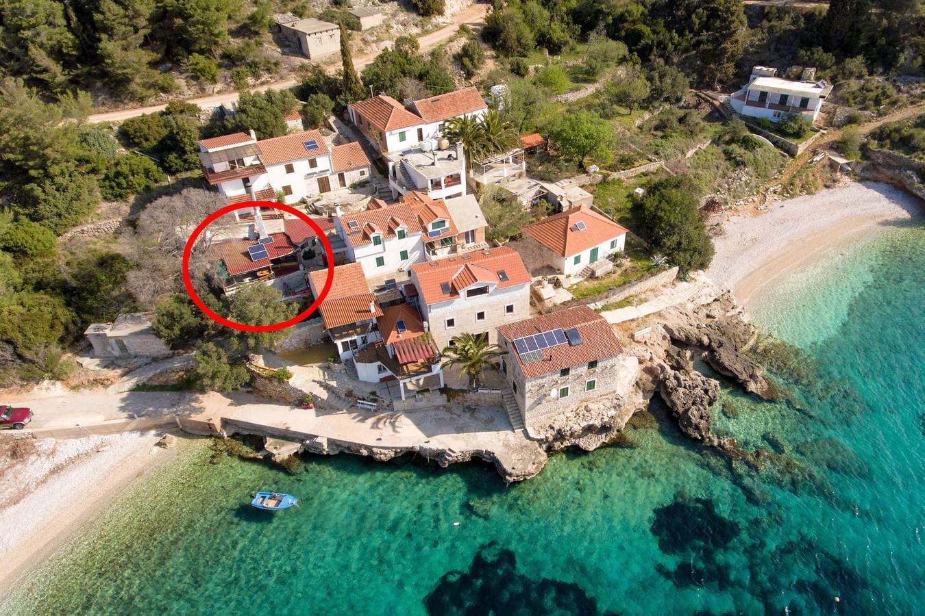 1-Zimmer-Haus am Strand Bucht Tvrdni Dolac, Hvar K-13018 1