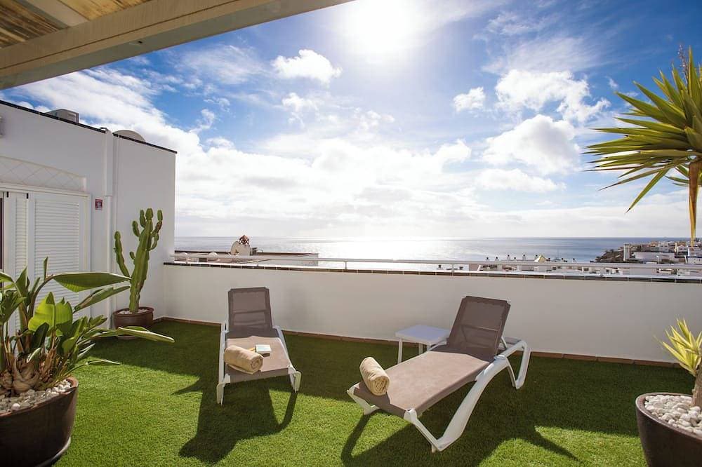 Penthouse 120m2, 200m vom Strand, Meer und Dorf entfernt 1